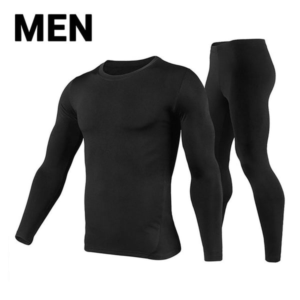 Herobiker Men's Fleece Lined Thermal Underwear Set Motorcycle Skiing Base Layer Winter Warm Long