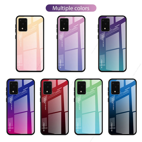 Gradient Tempered Glass Case For Samsung