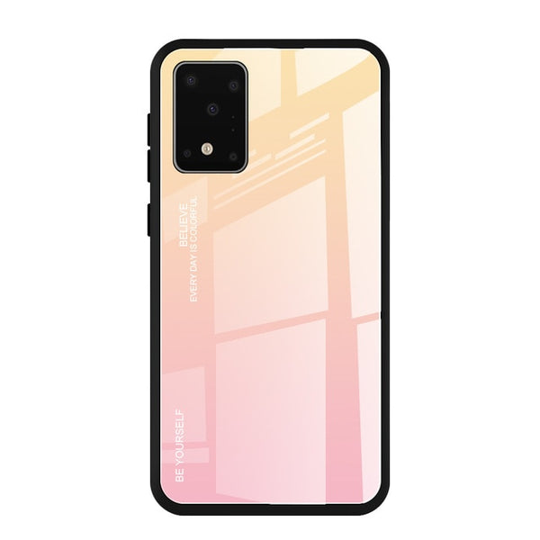 Gradient Tempered Glass Case For Samsung