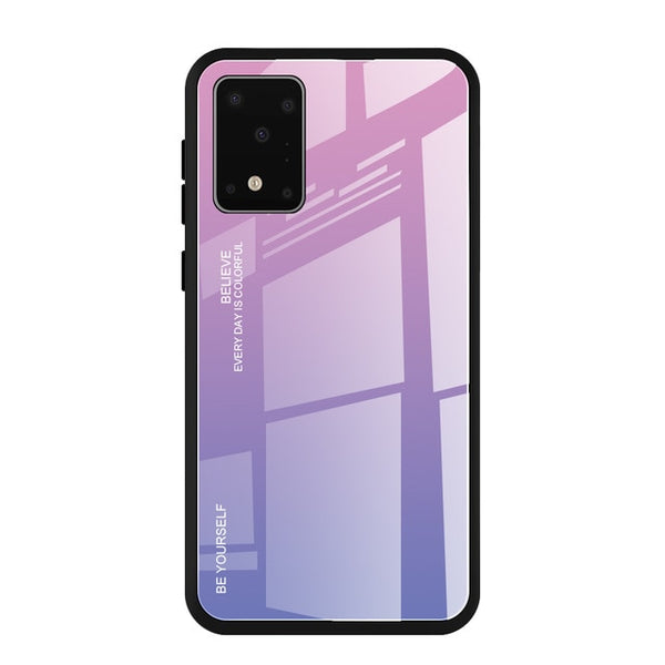 Gradient Tempered Glass Case For Samsung