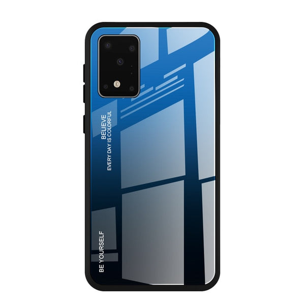 Gradient Tempered Glass Case For Samsung