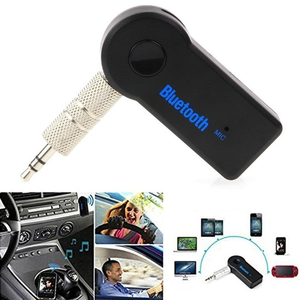 Universal 3.5mm Handfree Car Bluetooth Music Receiver Streaming A2DP Wireless Auto AUX Audio Adapter