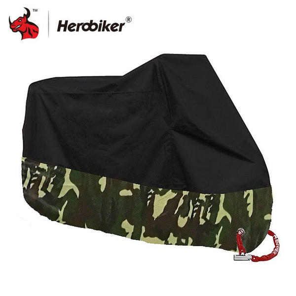 HEROBIKER Motorcycle Cover Bike All Season Waterproof Dustproof