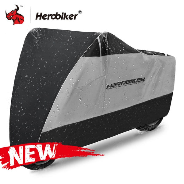 HEROBIKER Motorcycle Cover Bike All Season Waterproof Dustproof