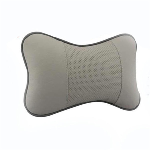 1pcs Universal Car Neck Pillows PVC Leather Breathable Mesh Auto Car Neck Rest Headrest Cushion Pillow