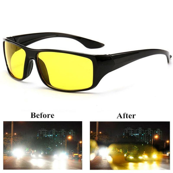 Anti-Glare Night Vision Driver Goggles Night Driving Enhanced Light Glasses