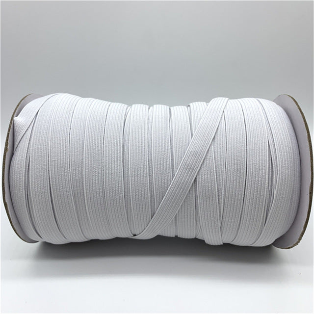 3/6/8/10/12mm 5yards/Lot High-Elastic Sewing Elastic Ribbon