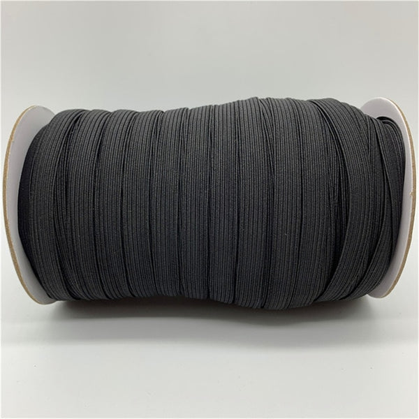 3/6/8/10/12mm 5yards/Lot High-Elastic Sewing Elastic Ribbon