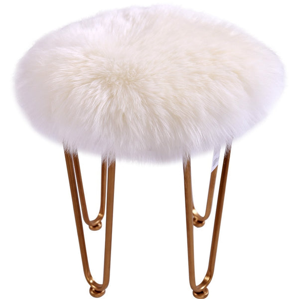 1PCS 30*30CM Soft Artificial Sheepskin Rug Chair