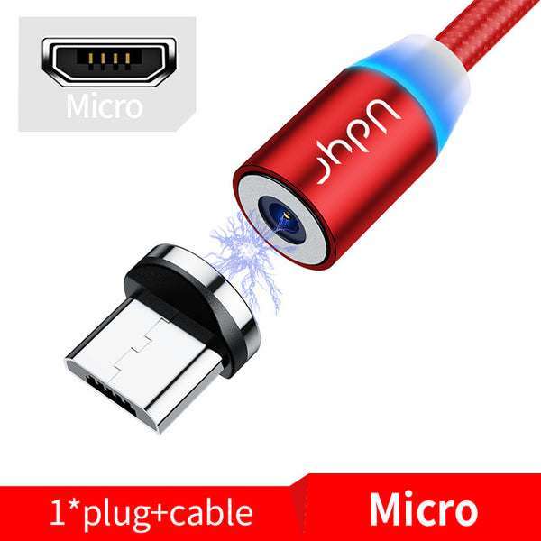 2m Magnetic Micro USB Cable For iPhone Samsung