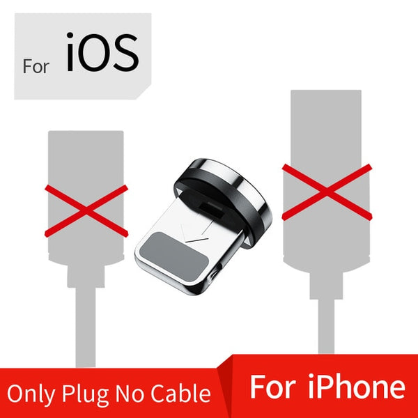 2m Magnetic Micro USB Cable For iPhone Samsung