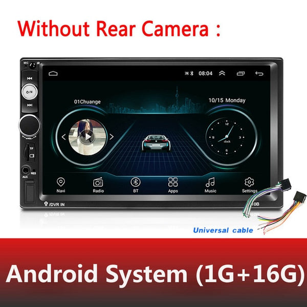 AMPrime Universal 2 din Car Multimedia Player Autoradio 2din Stereo 7" Touch Screen Video MP5 Player