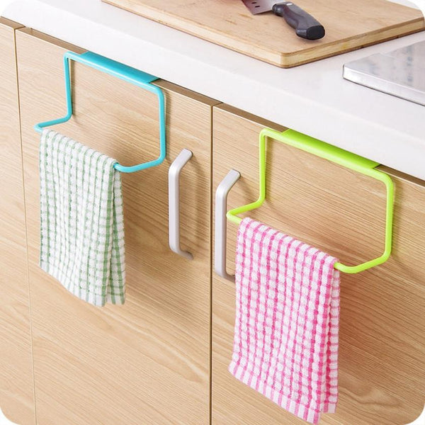 Kitchen Organizer Towel Rack Hanging Holder Bathroom Cabinet Cupboard Hanger Shelf For Kitchen