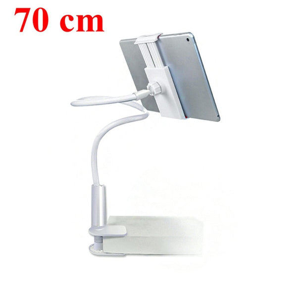 Flexible Tablet Holder 70/100cm Long Arm Bed/Desktop Clip Bracket For iPad Mini Air Tablet Stands Support 3.6 to10.5 inch Tablet
