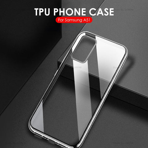 Transparent Galaxy A51 A71 Case