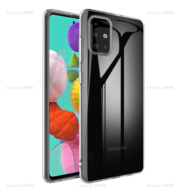 Transparent Galaxy A51 A71 Case