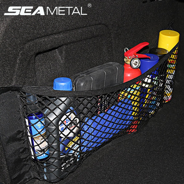 r Car Trunk Net Nylon SUV Auto Cargo Storage Mesh Holder Universal For Cars Luggage Nets Travel Pocket