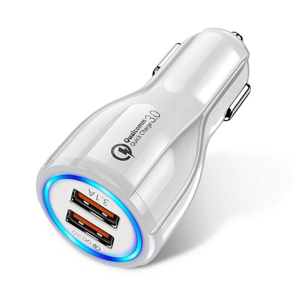 Car USB Charger Quick Charge 4.0 3.0 2.0 3Port  Fast Car Charger for iPhone Samsung