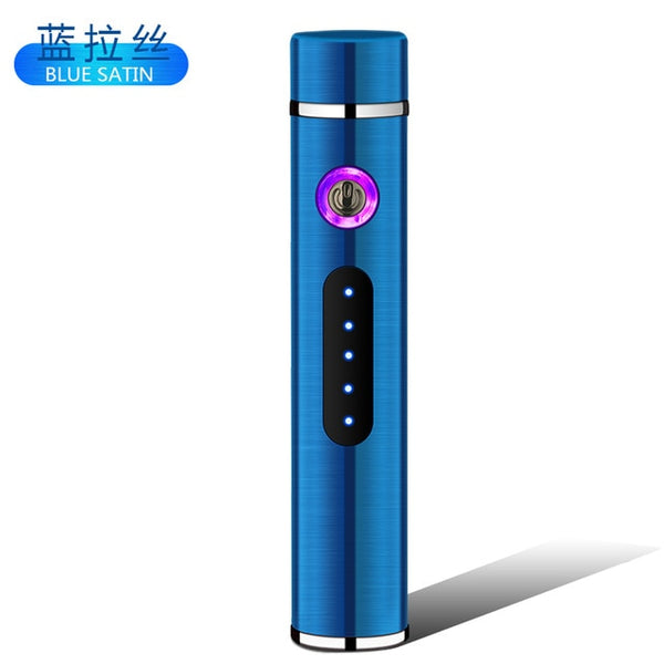 New Double Plasma Arc Lighter Windproof Electronic USB Recharge  Cigarette Smoking Electric Lighter