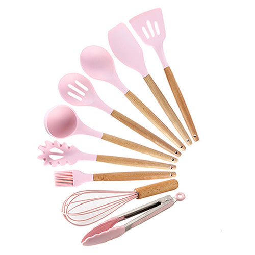 9/10/12 Pcs Siliconen Kookgerei Set Non-stick Spatel