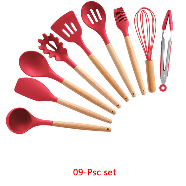 9/10/12 Pcs Siliconen Kookgerei Set Non-stick Spatel