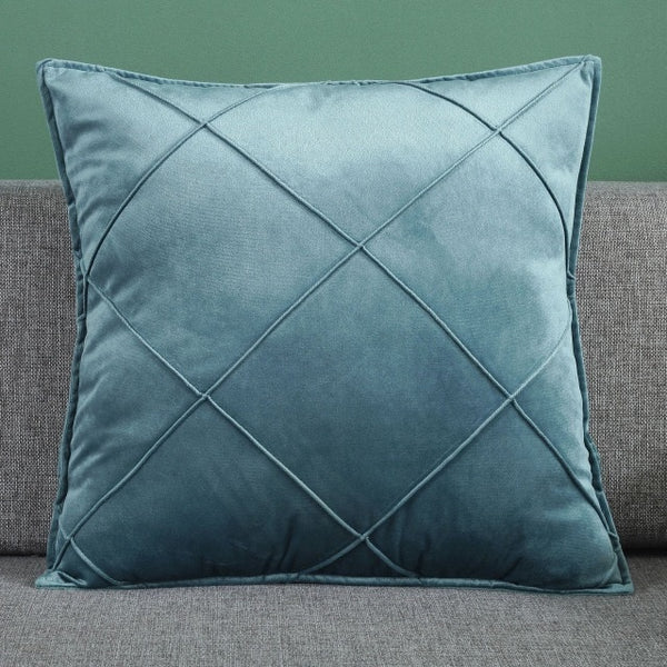 New Luxury Art Embroidery Plaid Cushion Cover Pillow Cover