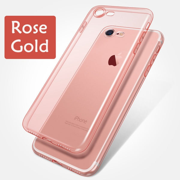 Luxury Clear Soft TPU Case For iPhone 11 Pro Max 7 8 6 6s Plus 7Plus 8Plus X XS MAX XR Transparent Phone Case For 5 5s SE 6sPlus