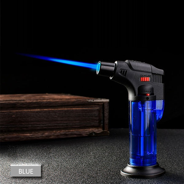 1pc Butane Lighter Torch Refillable Adjustable Flame Lighter