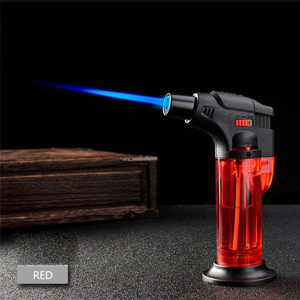 1pc Butane Lighter Torch Refillable Adjustable Flame Lighter